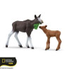 Schleich 42629 Elchkuh mit Kalb