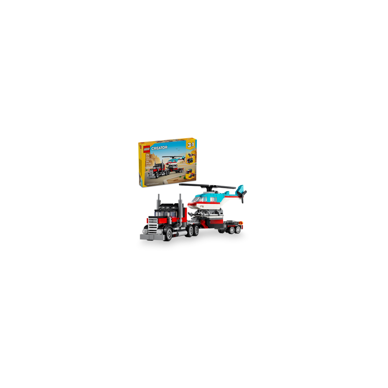 Lego 31146 Tieflader mit Hubschrauber
