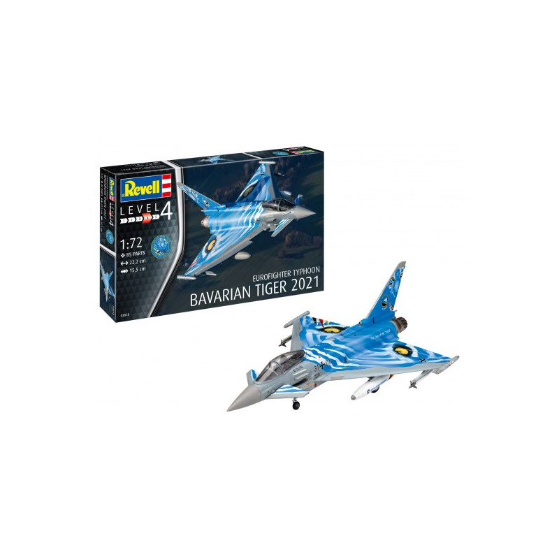 Revell 03818 Eurofighter Typhoon the bavarian Tiger
