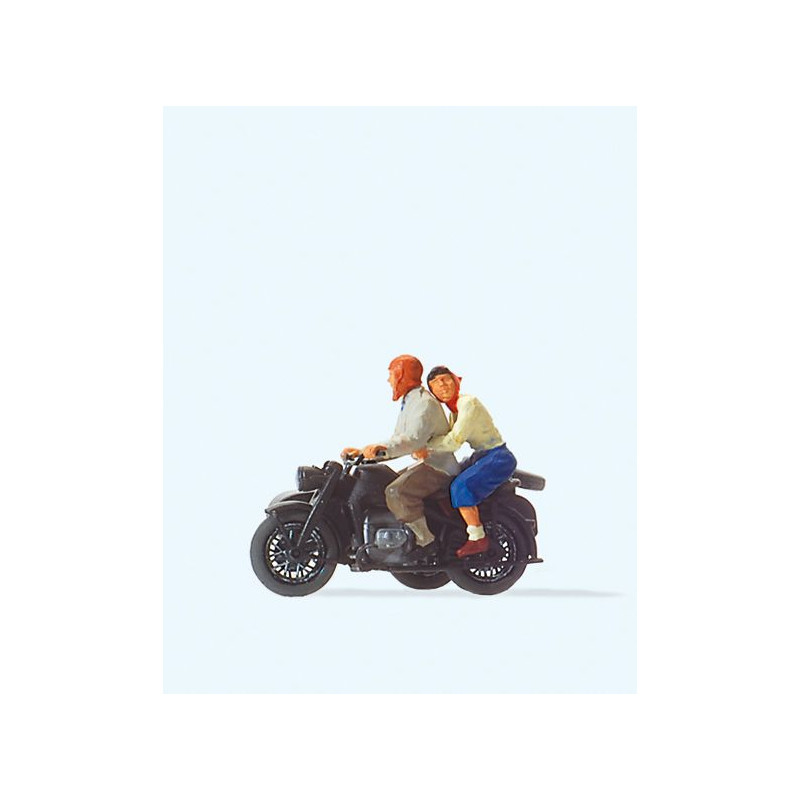 Preiser 28148 Motorradfahrer, Zündapp KS 750