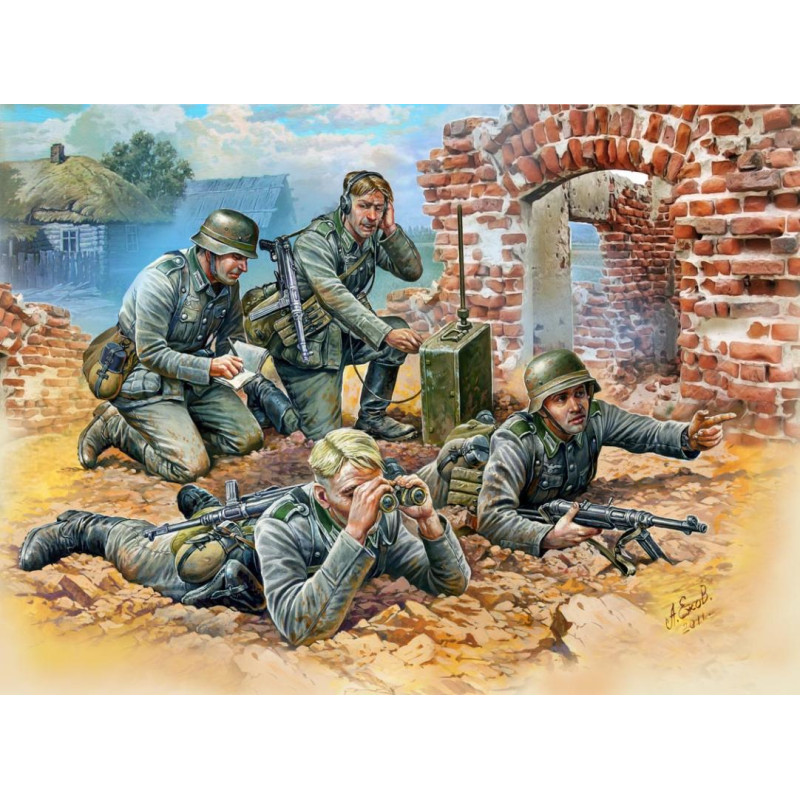 Zvezda 6153 WWII Deutscher Späth-Trupp