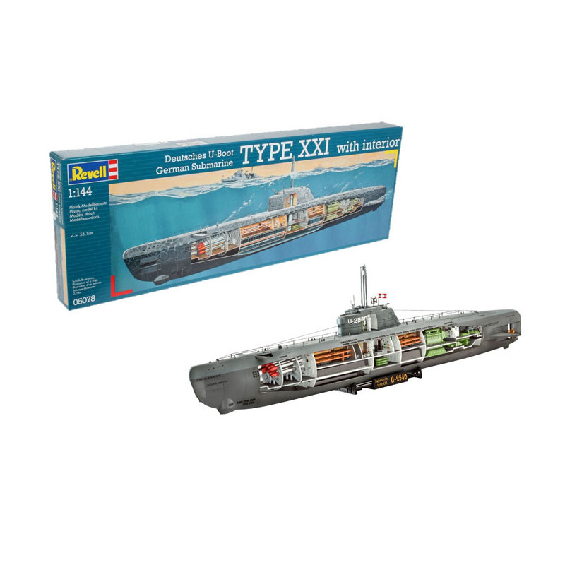 Revell 05078 Deutsches U-Boot Typ XXI