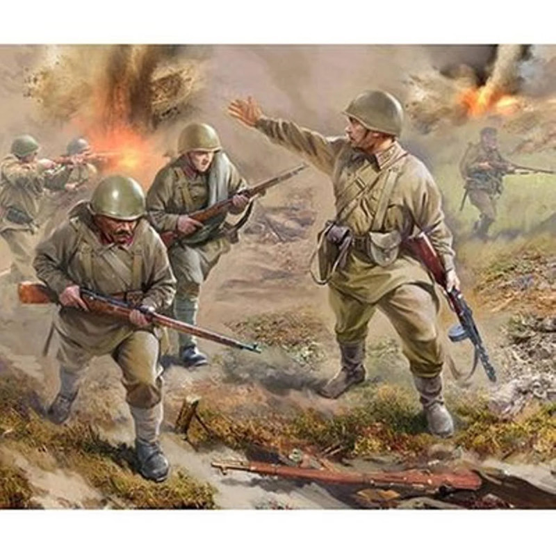 Zvezda 6103 Soviet Infantry