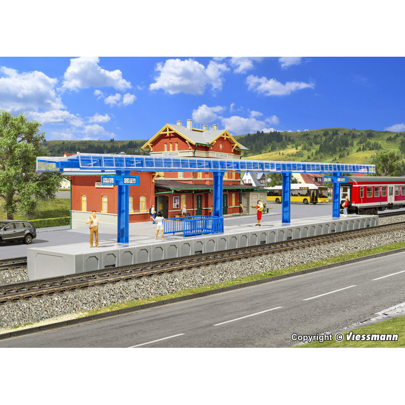 Kibri 39549 Moderner Bahnsteig für C-Gleis