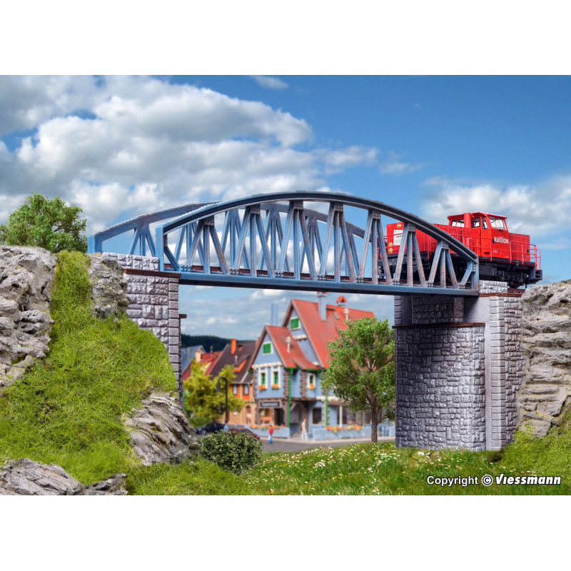 Vollmer 47302 Stahlbogenbrücke gerade, N