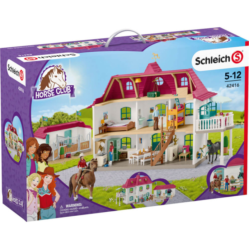 Schleich 42416 Großer Pferdehof mit Wohnhaus und Stall