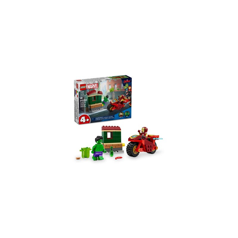 Lego 76287 Iron Man mit Bike und der Hulk