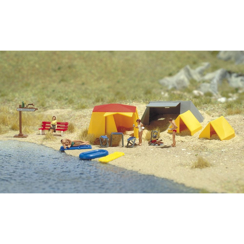 Busch 6026 Motiv-Set: Campingplatz