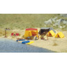 Busch 6026 Motiv-Set: Campingplatz