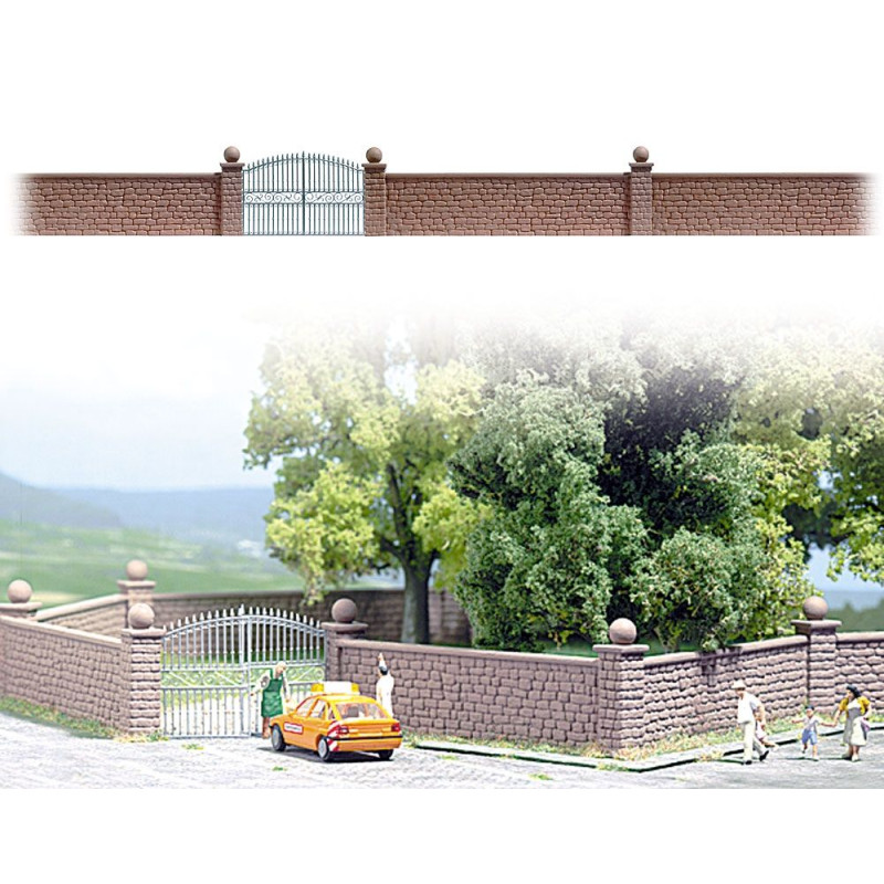 Busch 6014 Steinmauer mit Tor
