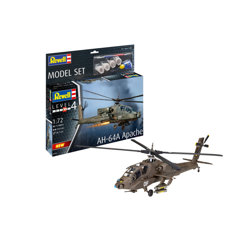 Revell 63824 Model Set AH-64A Apache