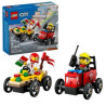 Lego 60458 Pizzalieferwagen vs. Löschauto