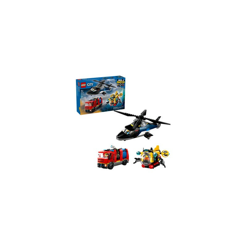 Lego 60462 Kombinationsset mit Hubschrauber