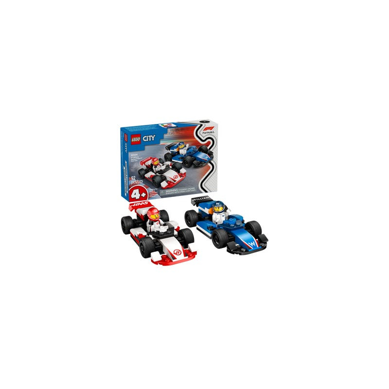 Lego 60464 F1® Williams Racing und Haas F1® Rennautos