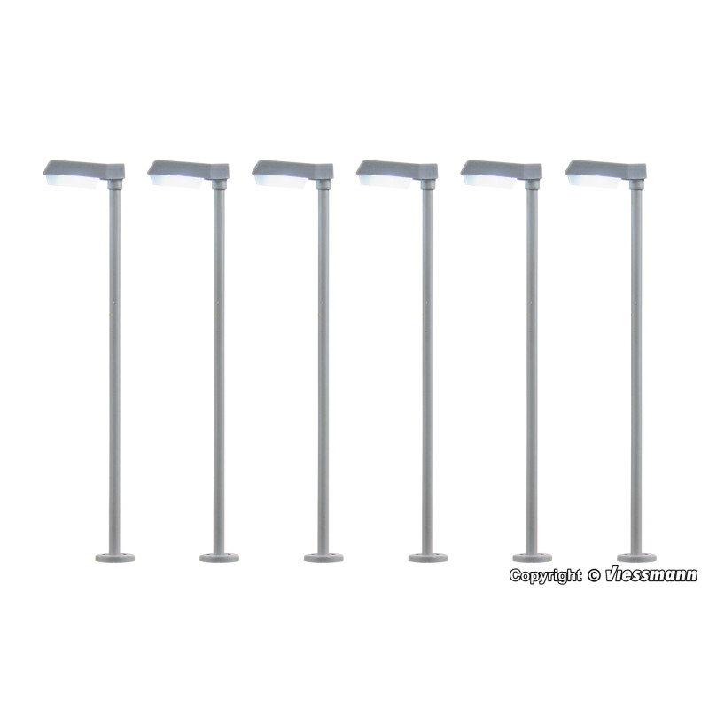 Viessmann 64976 N Straßenleuchte modern, LED weiß