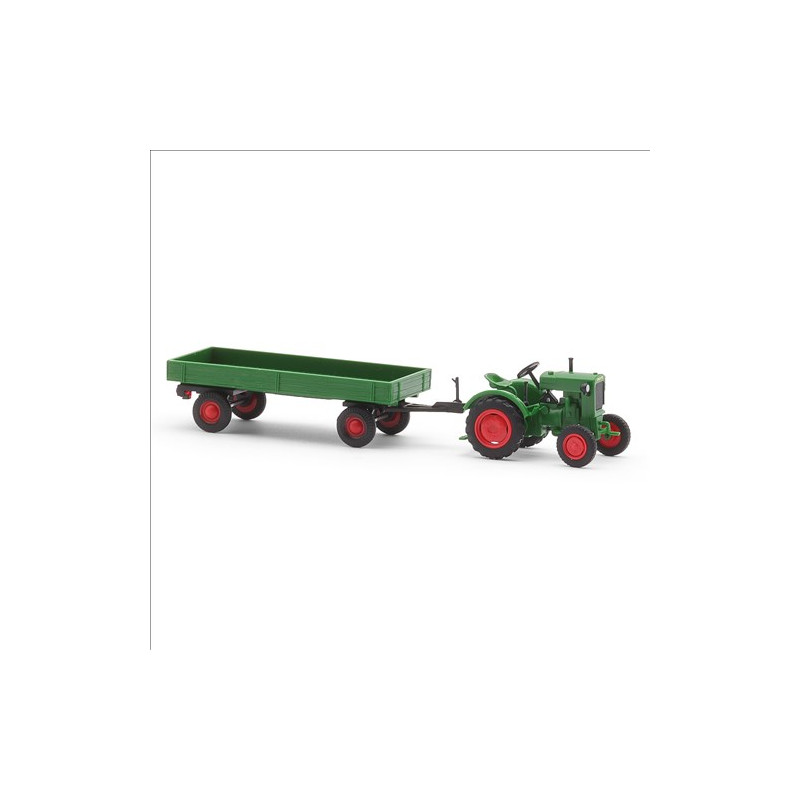 Busch 54102 Deutz F1M 414 mit Anhänger