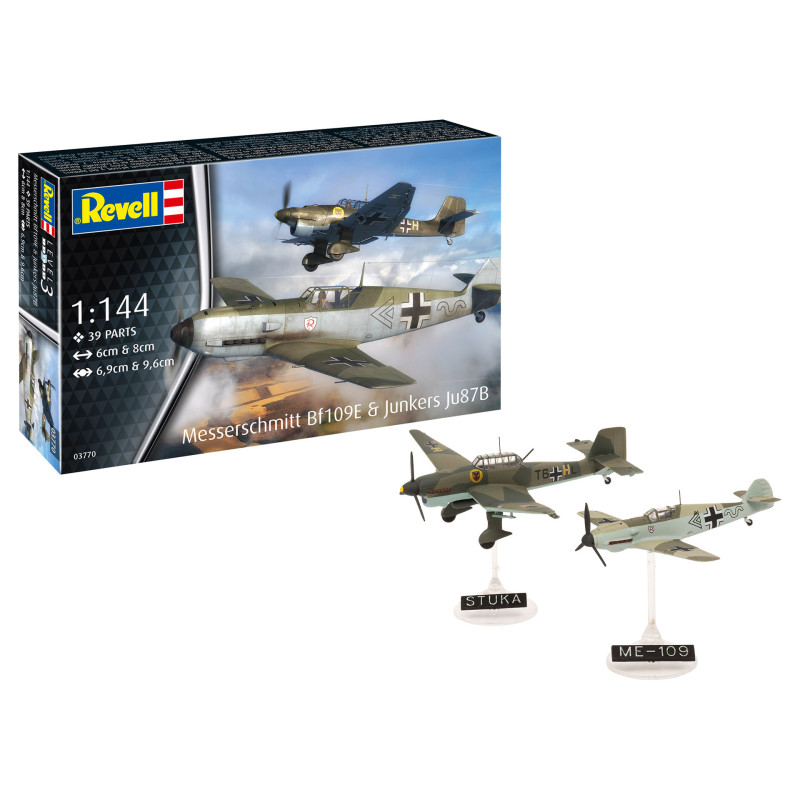 Revell 03770 Messerschmitt Bf109E - Junkers Ju87B Stuka