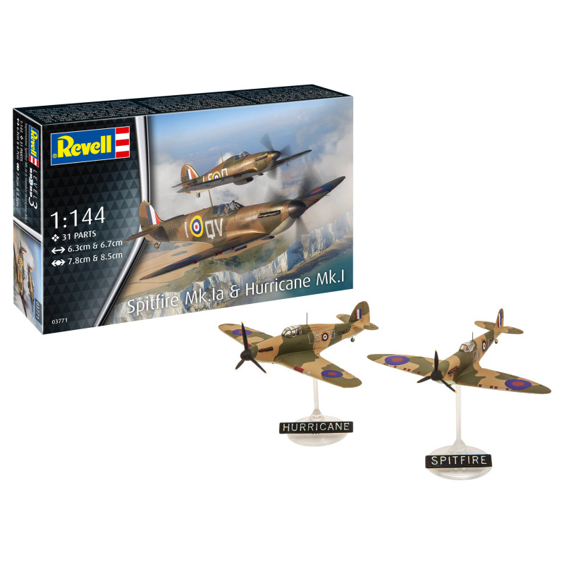 Revell 03771 Supermarine Spitfire Mk.Ia - Hawker Hurricane Mk.I