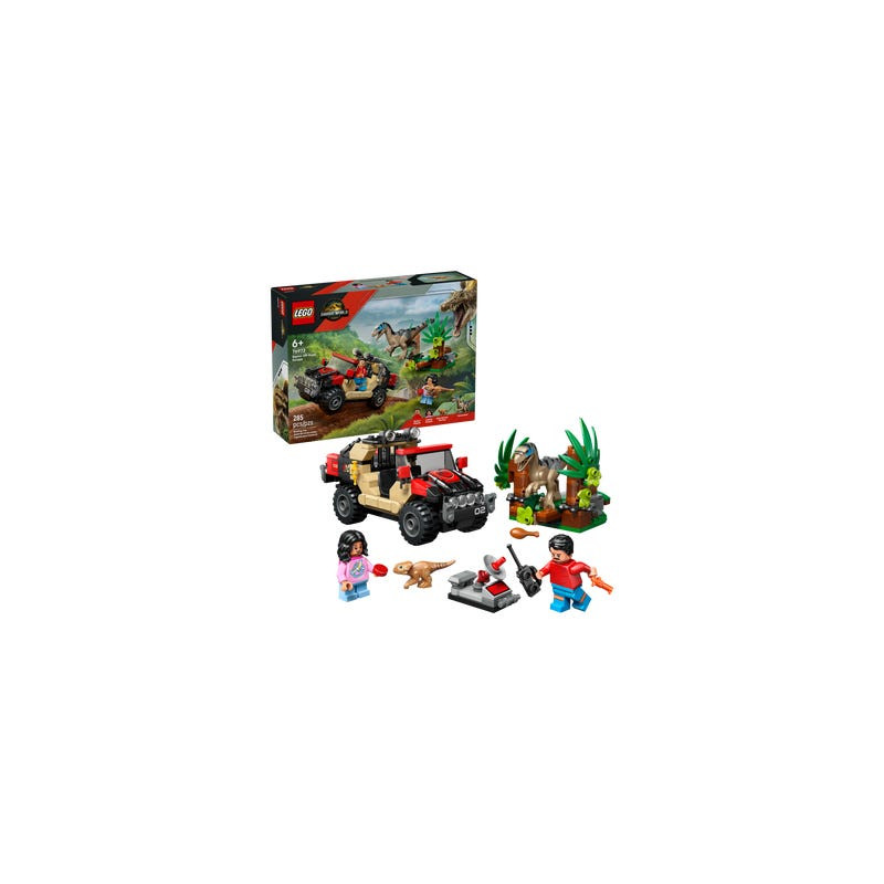 Lego 76972 Raptor: Verfolgungsjagd mit dem Geländewagen