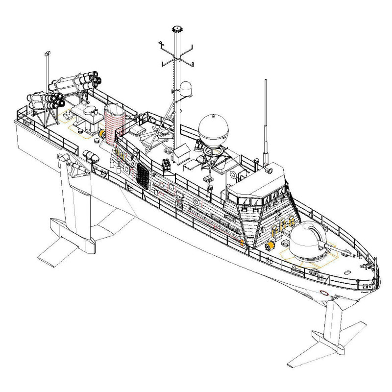 Hobby Boss 382005 PHM 1 USS Pegasus