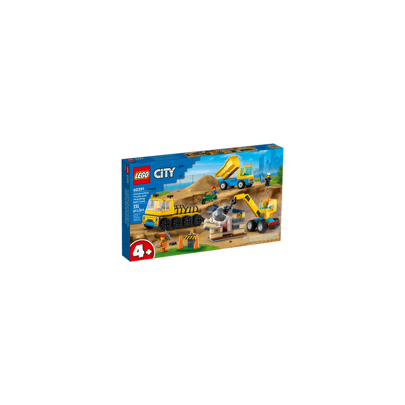 Lego 60391 Baufahrzeuge und Kran mit Abrissbirne