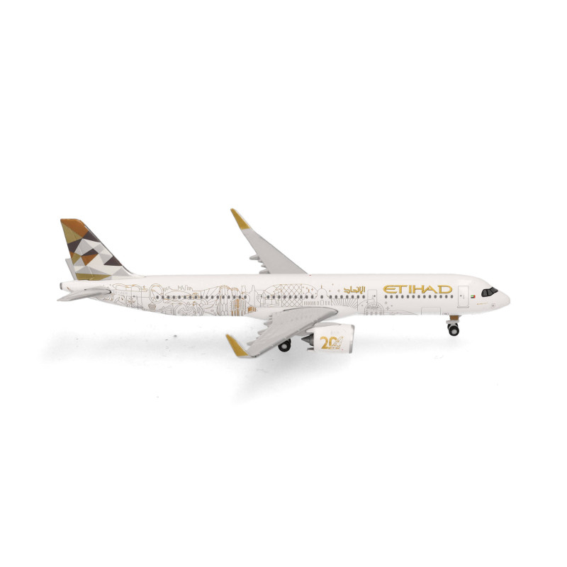 Herpa 538473 Etihad Airways Airbus A321neo - 20th anniversary -