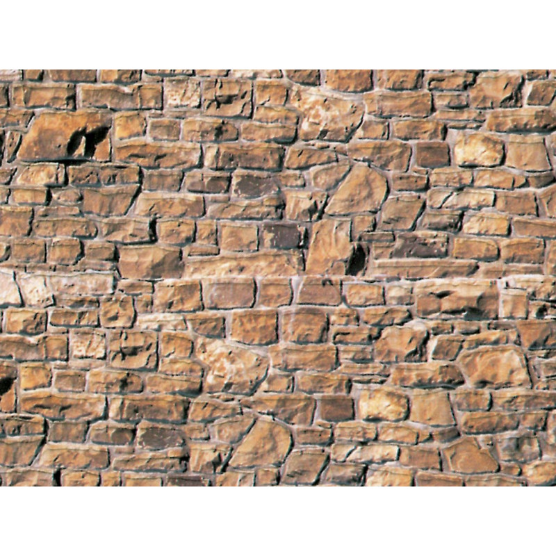 Vollmer 46036 Mauerplatte Mauerstein beige-braun