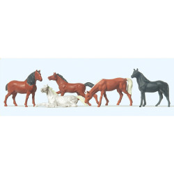 Preiser 14150 Pferde 1:87