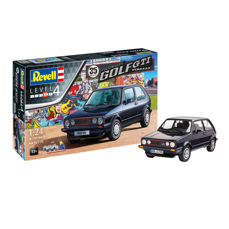 Revell 05694 Geschenkset 35 Years Volkswagen Golf GTI Pirelli