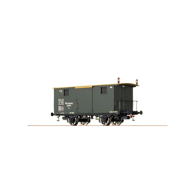 Brawa 2081 Schlusswagen K.W.St.E.