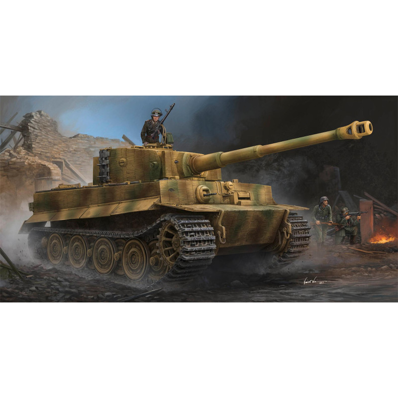 Trumpeter 759540 Sd.Kfz. Pz.Kpfw. VI, Auf.E, Tiger 1 mit Zimmerit
