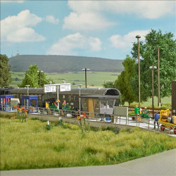 Busch 1957 Bahnsteig mit Rampe
