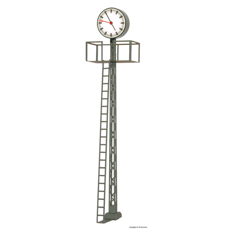 Viessmann 5082 Beleuchtete Bahnhofsuhr auf Gittermast