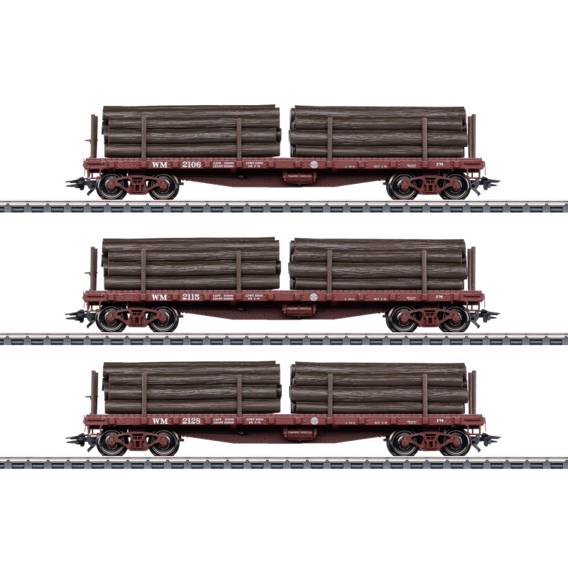 Märklin 45600 US-Flachwagen-Set