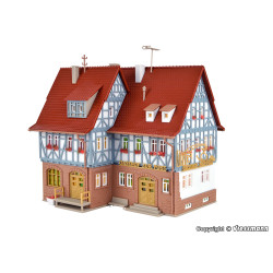 Vollmer 43637 Gasthof zur Post mit LED-Beleuchtung