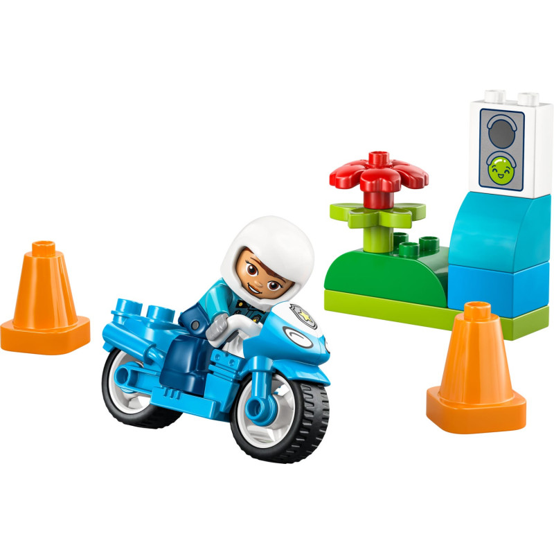 Lego 10471 Blaues Polizeimotorrad