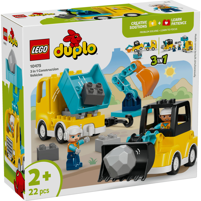 Lego 10475 Baufahrzeuge – 3-in-1-Set
