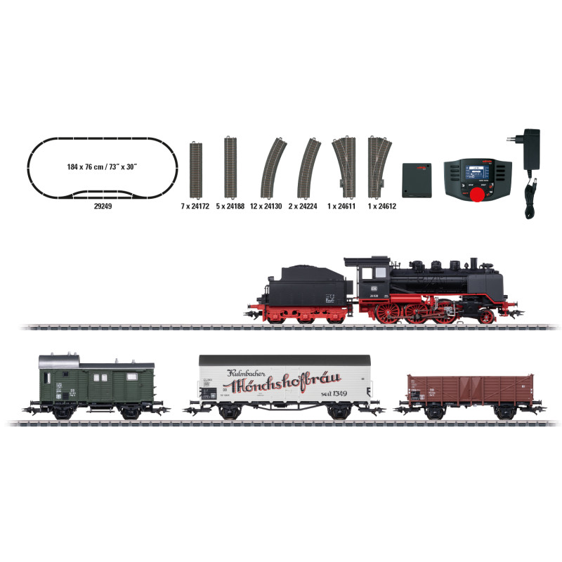 Märklin29249 Digital-Startpackung "Nahgüterzug mit BR 24"