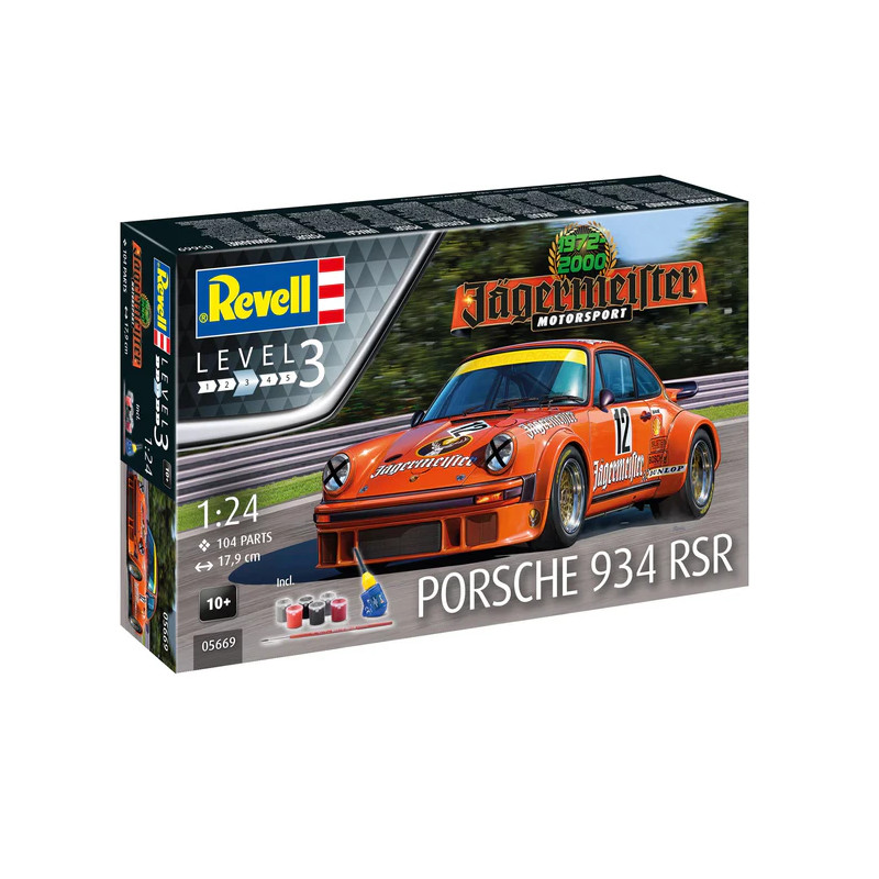 Revell 05669 Geschenkset Jägermeister Motorsport 50th Anniversa