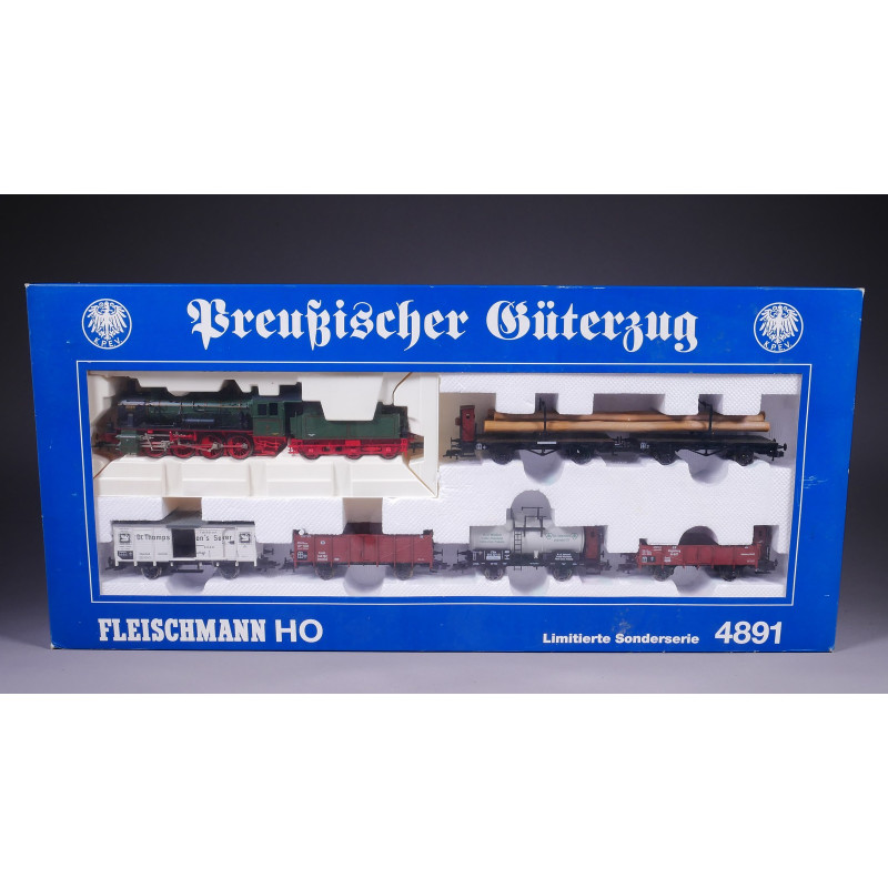 Fleischmann 4891 Preußischer Güterzug mit G8.1