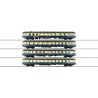 Hobbytrain H43028 Set B Personenwagen Ostsee-Express der DB | AC-Wagen, 4tlg.
