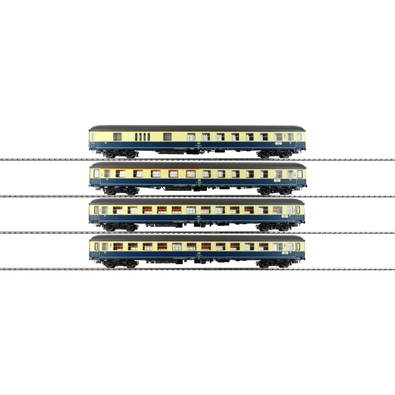 Hobbytrain 43026  Set A Personenwagen Ostsee-Express der DB | AC-Wagen, 4tlg.