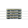 Hobbytrain 43026  Set A Personenwagen Ostsee-Express der DB | AC-Wagen, 4tlg.