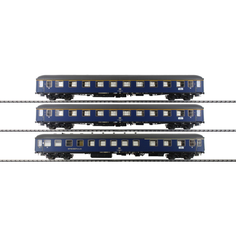 Hobbytrain H43022 Wagenset 3-teilig Messeregent Hannover Teil II | Epoche IV | DC-Wagen
