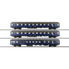 Hobbytrain H43022 Wagenset 3-teilig Messeregent Hannover Teil II | Epoche IV | DC-Wagen