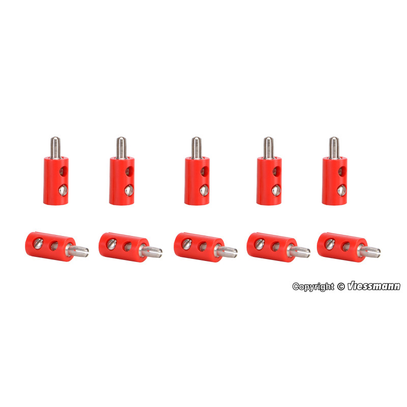 Viessmann 6871 Querlochstecker rot