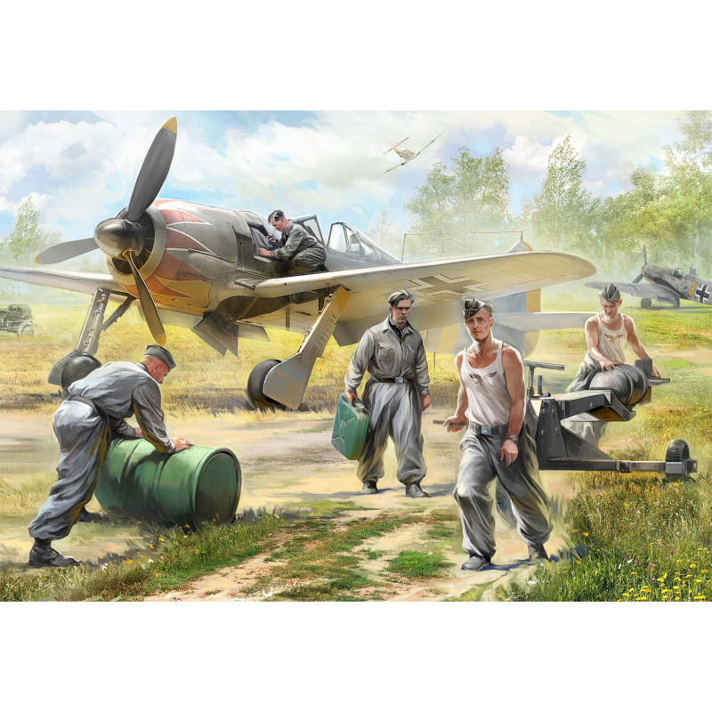 Zvezda 6188 WWII deutsche Luftwaffe Bodenpersonal