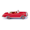 Wiking 014301 MB 220 S Cabrio - rubinrot