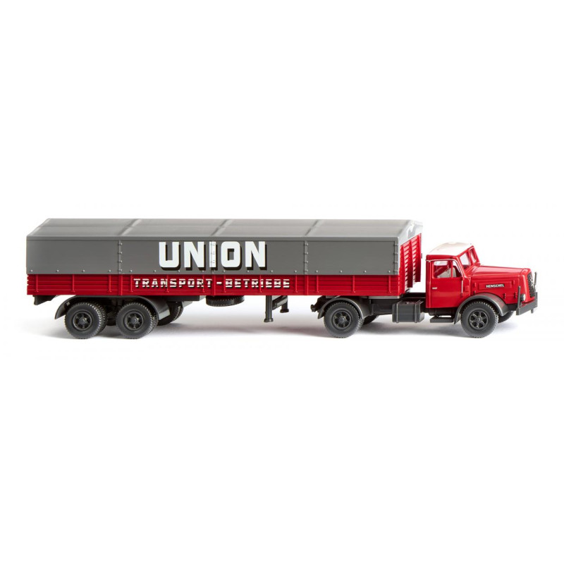Wiking 051406 Pritschensattelzug (Henschel) ``Union Transport``