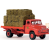 Brekina 45021 MAN 650 Pritschen-LKW mit Strohballen "Circus Krone"